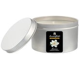 Jasmine Scented Candle in Silver Tin